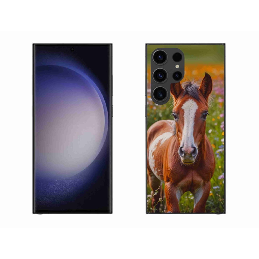 Gélový kryt mmCase na Samsung Galaxy S23 Ultra 5G - roztomilé žriebä