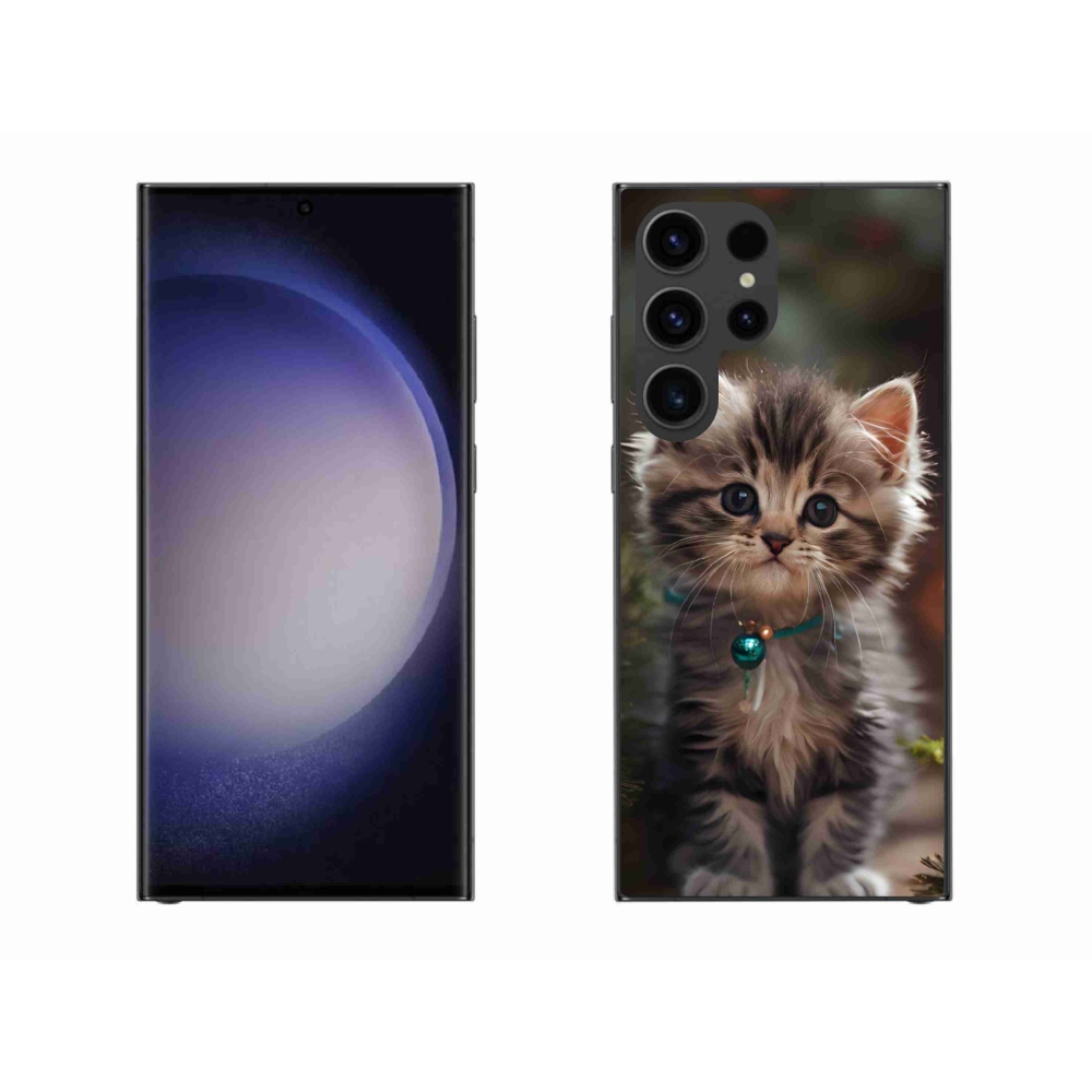 Gélový kryt mmCase na Samsung Galaxy S23 Ultra 5G - roztomilé mačiatko 11