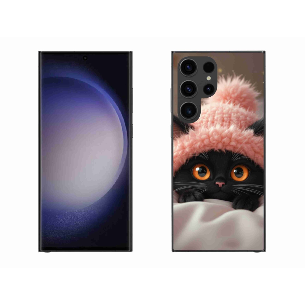 Gélový kryt mmCase na Samsung Galaxy S23 Ultra 5G - roztomilé mačiatko 7