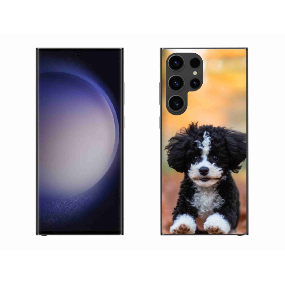 Gélový kryt mmCase na Samsung Galaxy S23 Ultra 5G - roztomilé šteňa 2