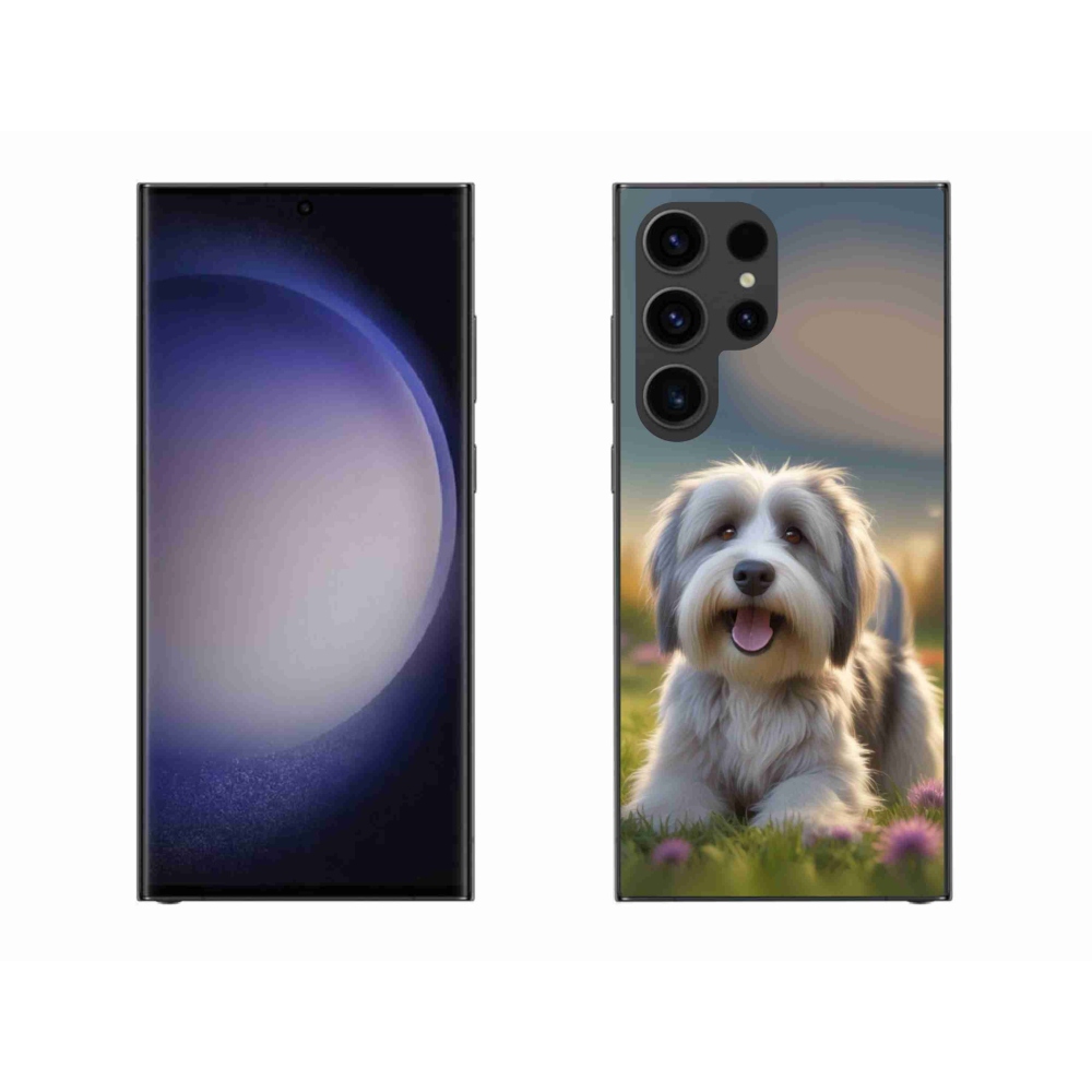 Gélový kryt mmCase na Samsung Galaxy S23 Ultra 5G - roztomilý havanský psík