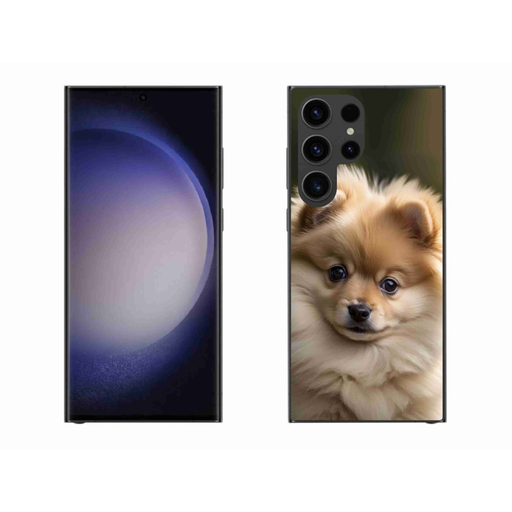 Gélový kryt mmCase Samsung Galaxy S23 Ultra 5G - roztomilý pomeranian 2