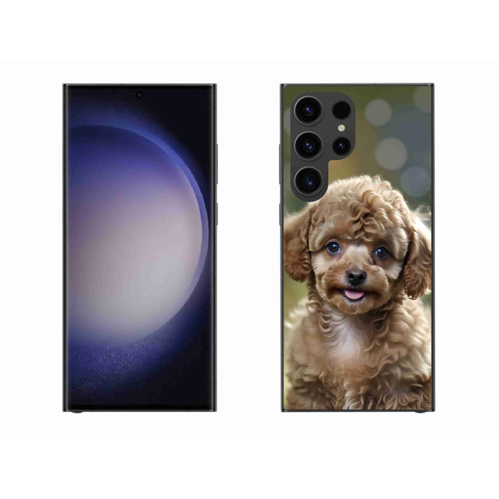 Gélový kryt mmCase na Samsung Galaxy S23 Ultra 5G - roztomilý pudel