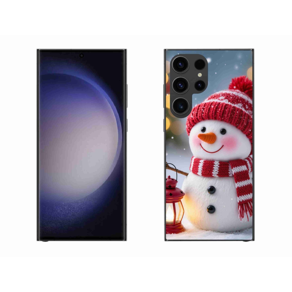 Gélový kryt mmCase na Samsung Galaxy S23 Ultra 5G - snehuliak 2