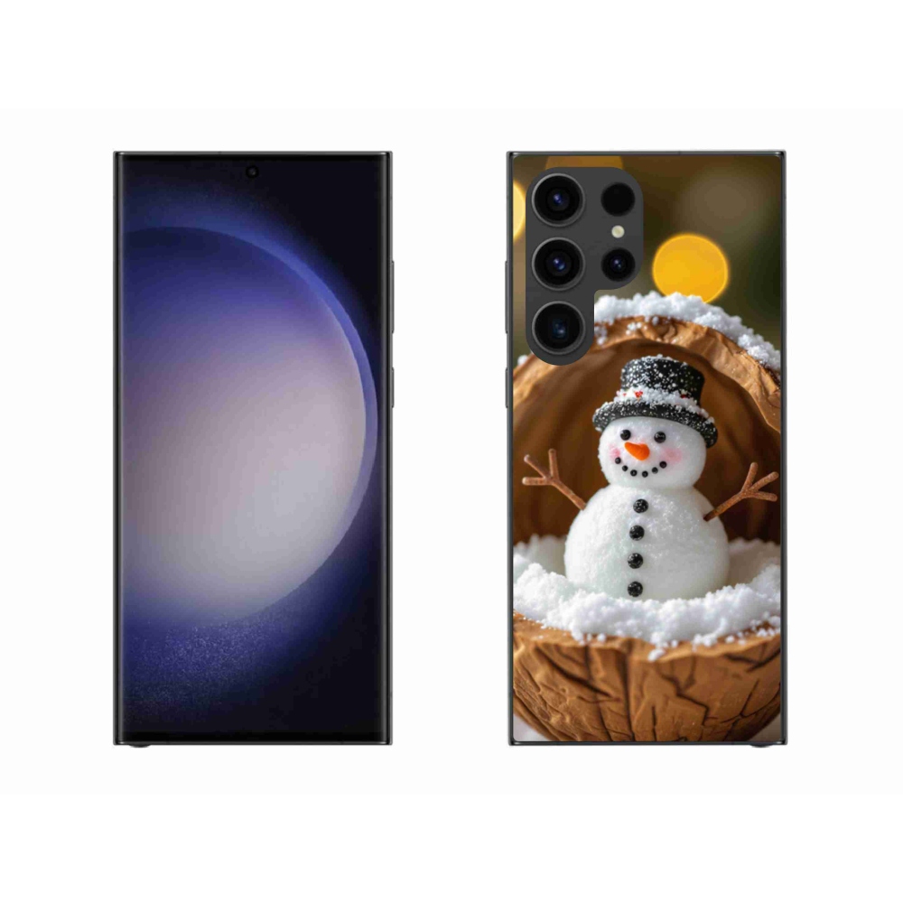 Gélový kryt mmCase na Samsung Galaxy S23 Ultra 5G - snehuliak 4