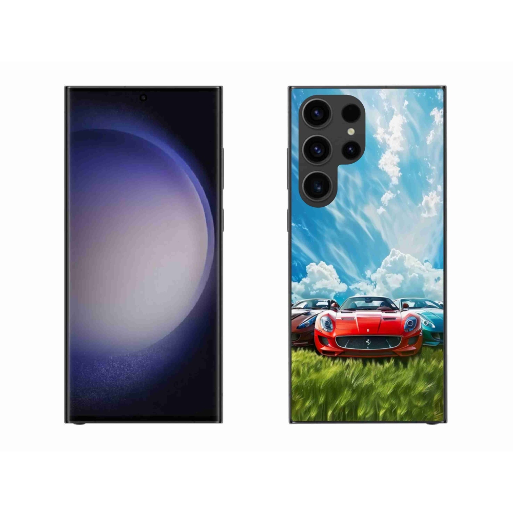 Gélový kryt mmCase na Samsung Galaxy S23 Ultra 5G - športové vozidlá