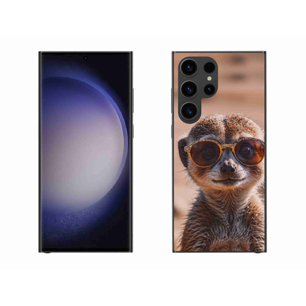 Gélový kryt mmCase na Samsung Galaxy S23 Ultra 5G - štýlová surikata