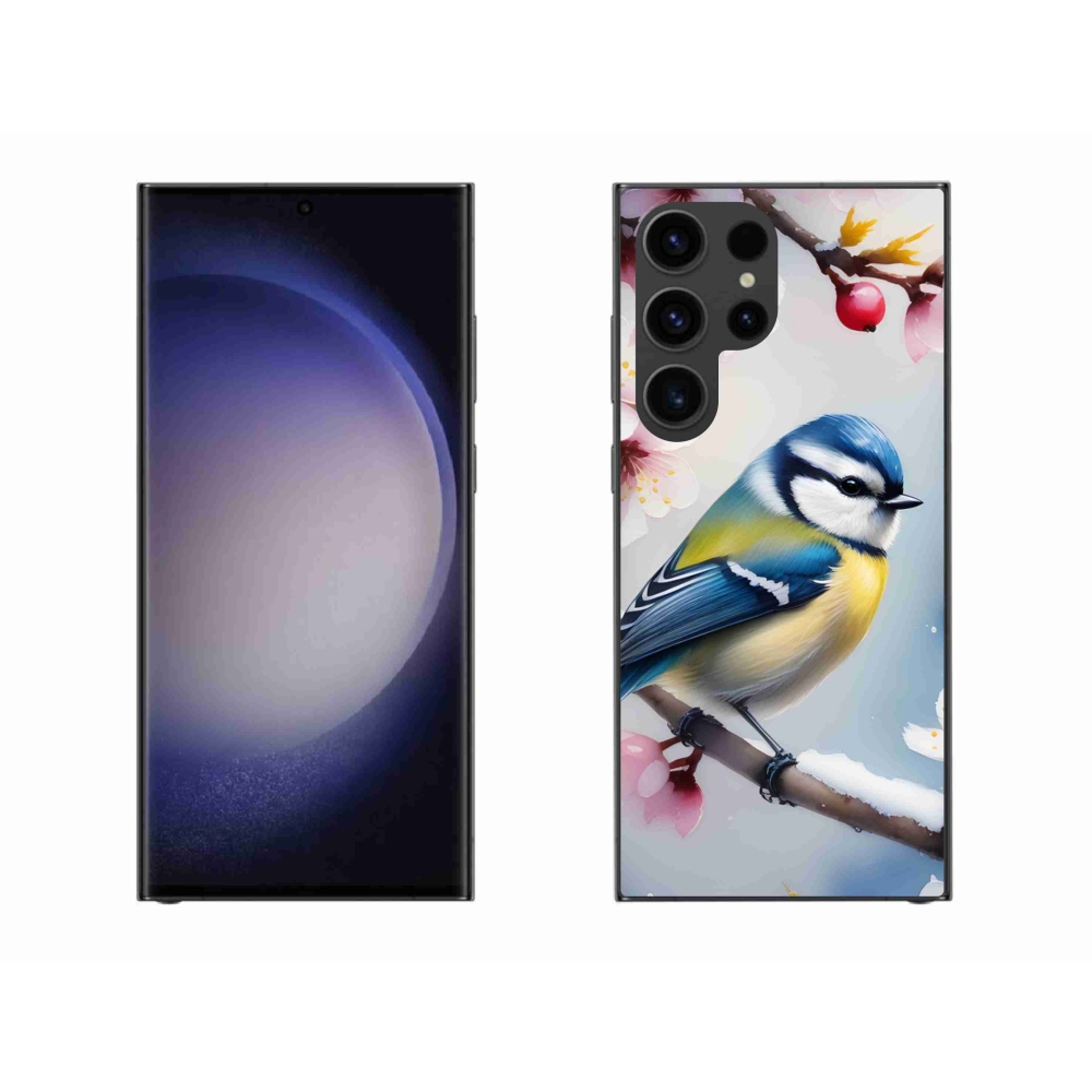 Gélový kryt mmCase na Samsung Galaxy S23 Ultra 5G - sýkorka