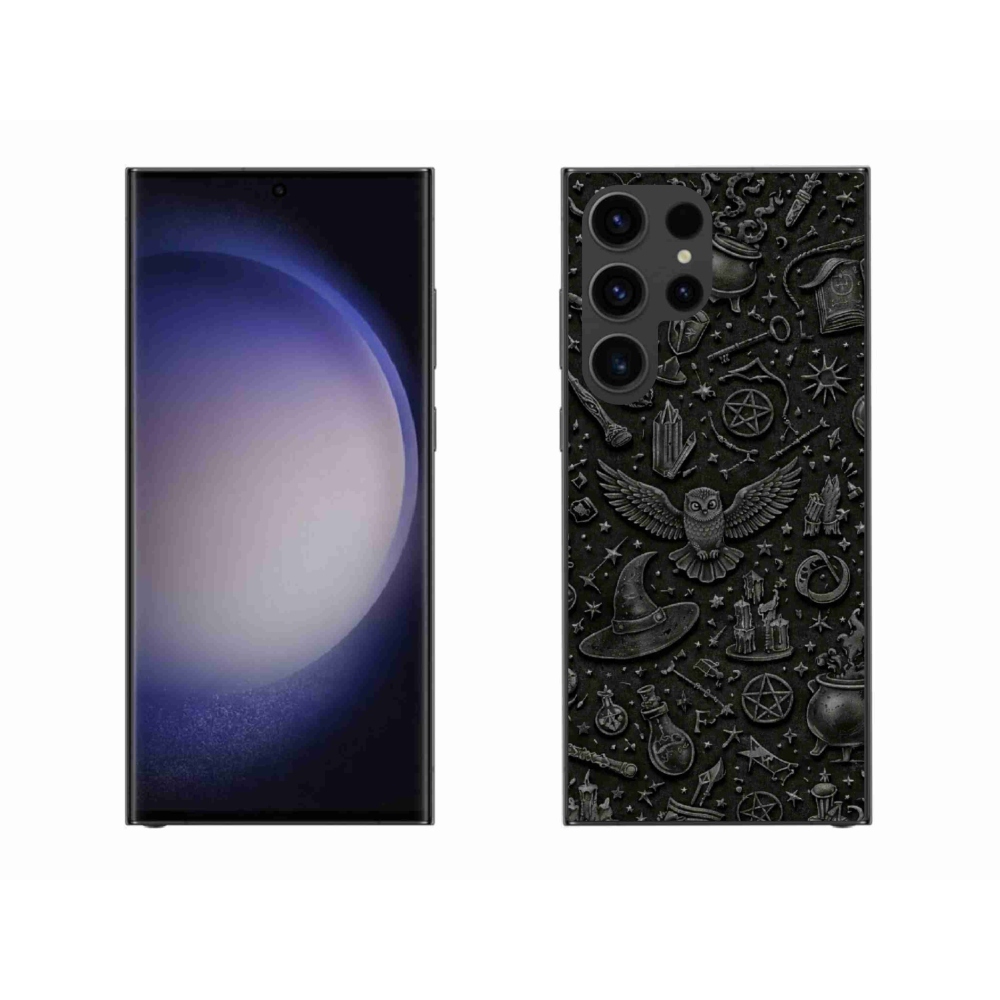 Gélový kryt mmCase na Samsung Galaxy S23 Ultra 5G - tmavý magický svet