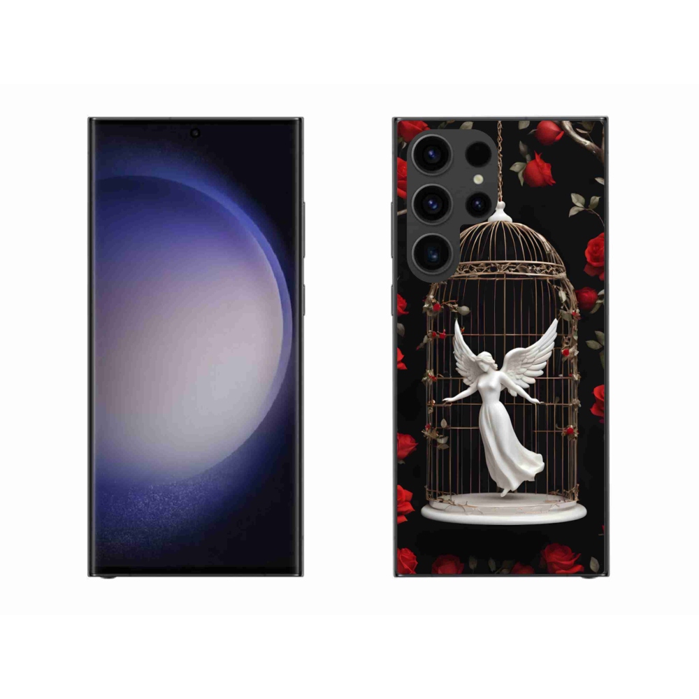 Gélový kryt mmCase na Samsung Galaxy S23 Ultra 5G - uväznený anjel