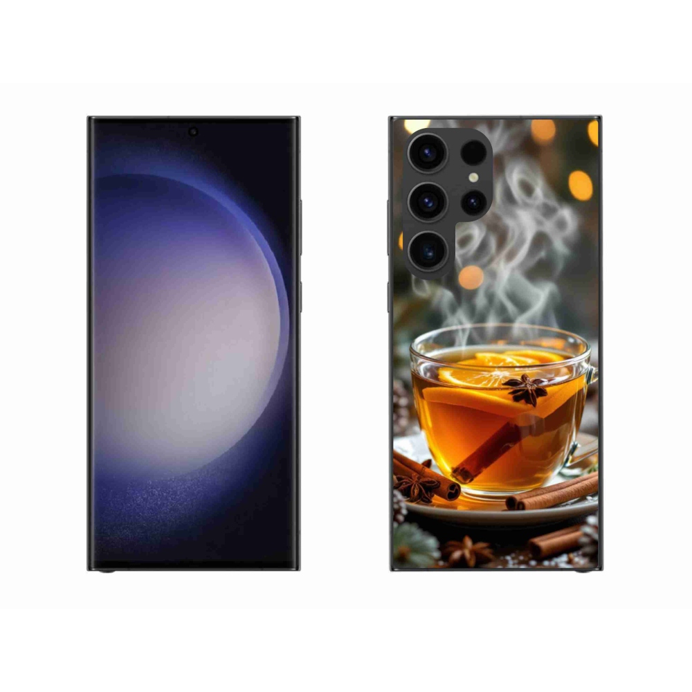 Gélový kryt mmCase na Samsung Galaxy S23 Ultra 5G - vianočný punč