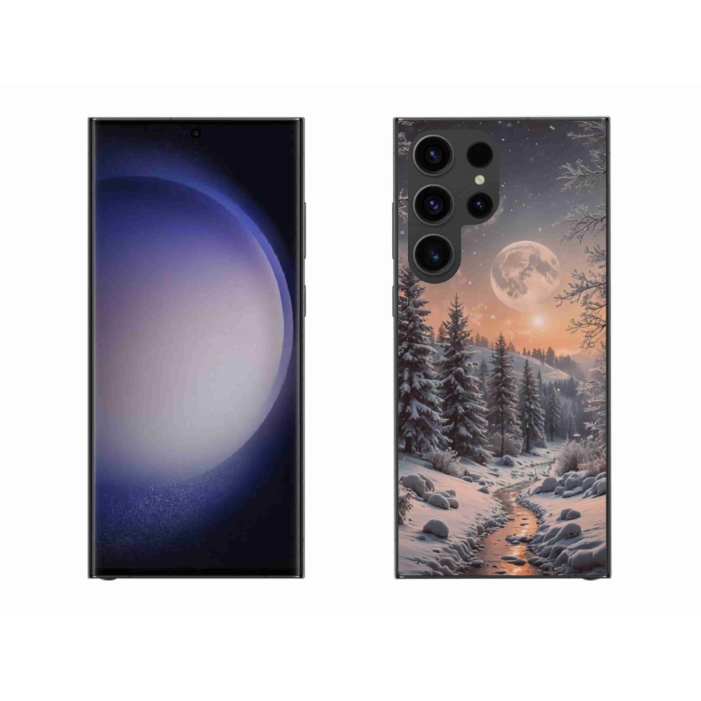 Gélový kryt mmCase na Samsung Galaxy S23 Ultra 5G - zimná krajina 2