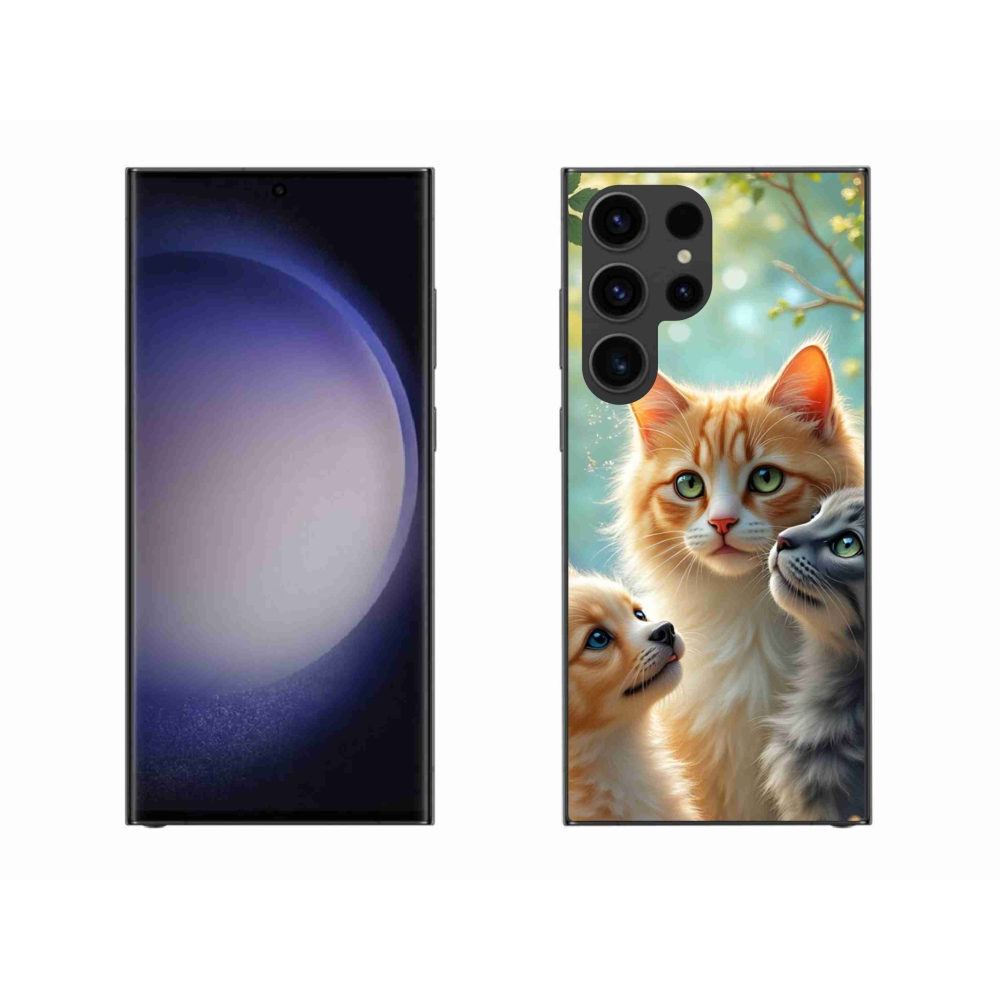 Gélový kryt mmCase na Samsung Galaxy S23 Ultra 5G - zvieracie priateľstvo 2