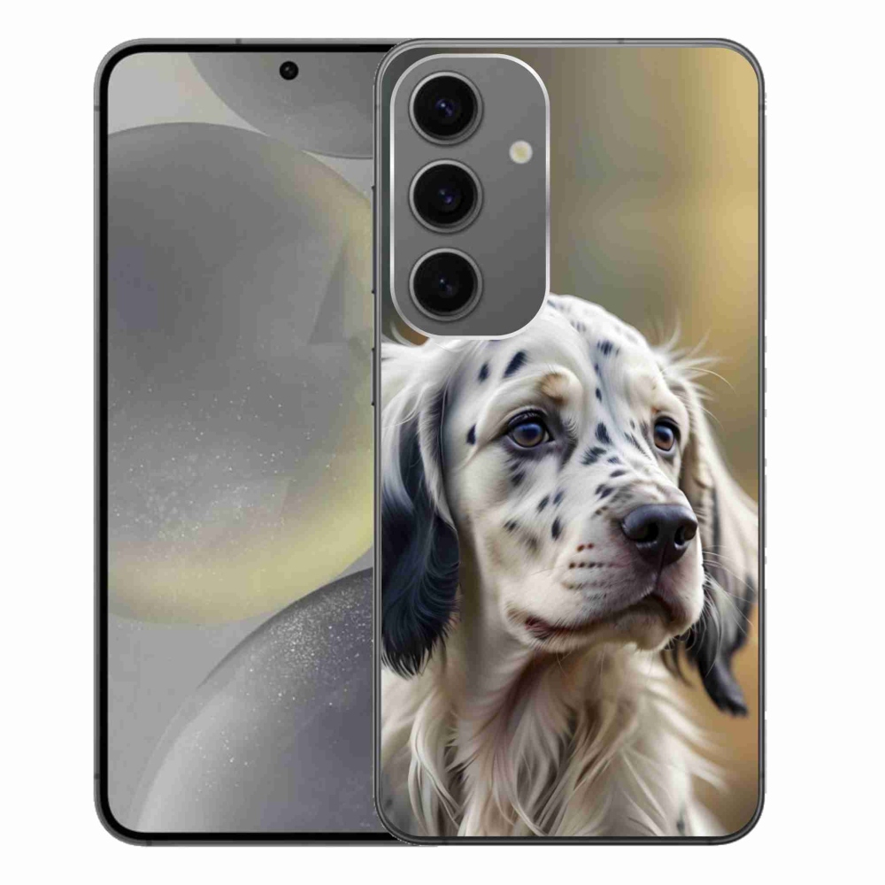 Gélový kryt mmCase na Samsung Galaxy S24+ - anglický seter