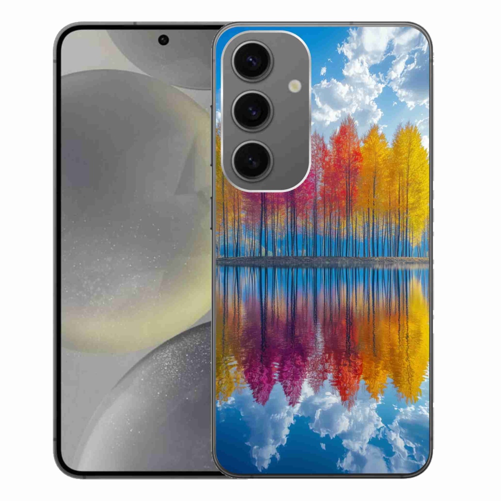 Gélový kryt mmCase na Samsung Galaxy S24+ - farebné stromy
