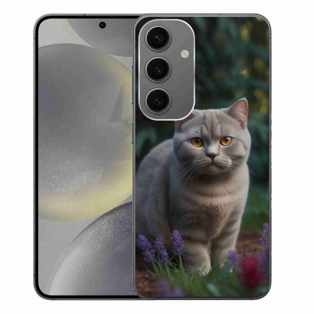 Gélový kryt mmCase na Samsung Galaxy S24+ - britská mačka