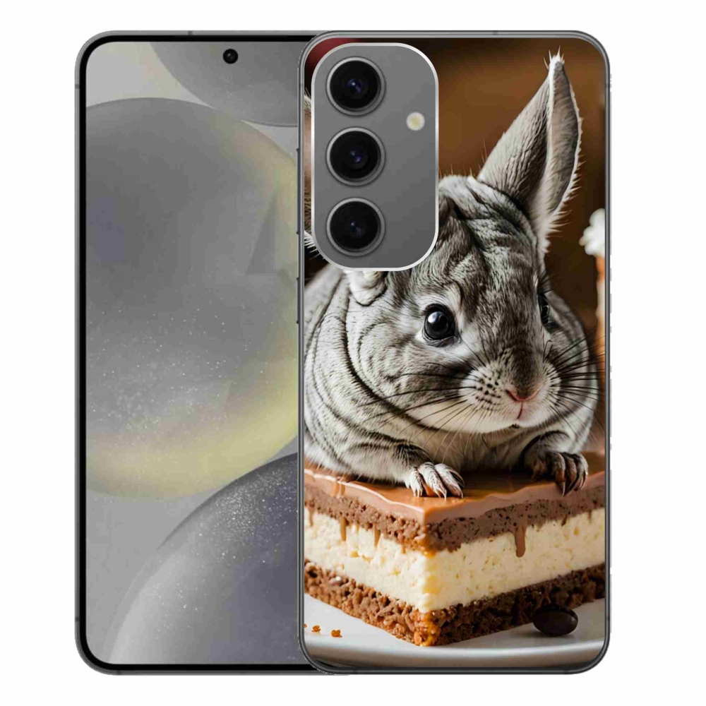 Gélový kryt mmCase na Samsung Galaxy S24+ - činčila