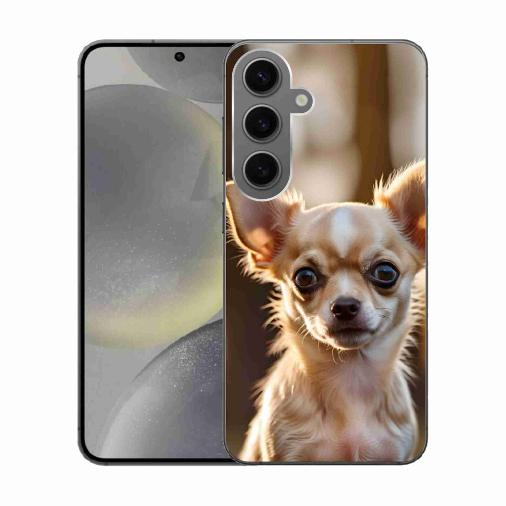 Gélový kryt mmCase na Samsung Galaxy S24 - čivava 6