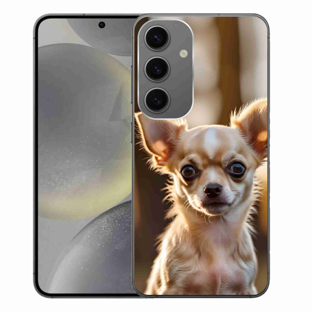 Gélový kryt mmCase na Samsung Galaxy S24+ - čivava 6