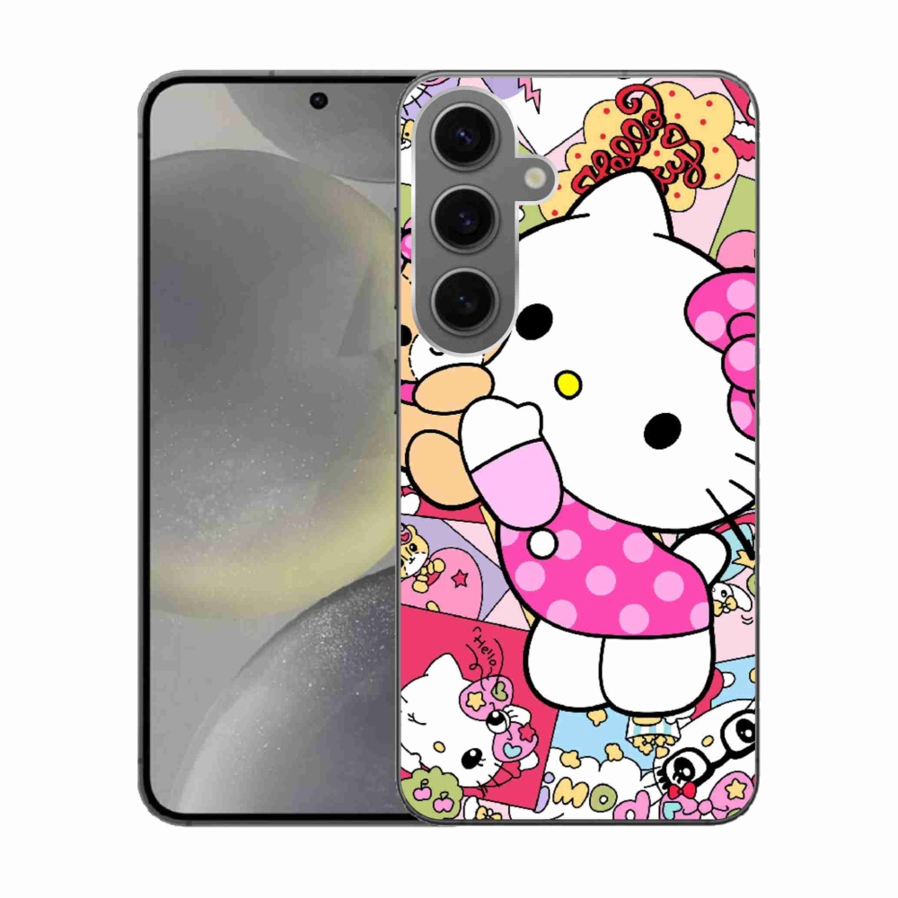 Gélový kryt mmCase na Samsung Galaxy S24 - cute kitty