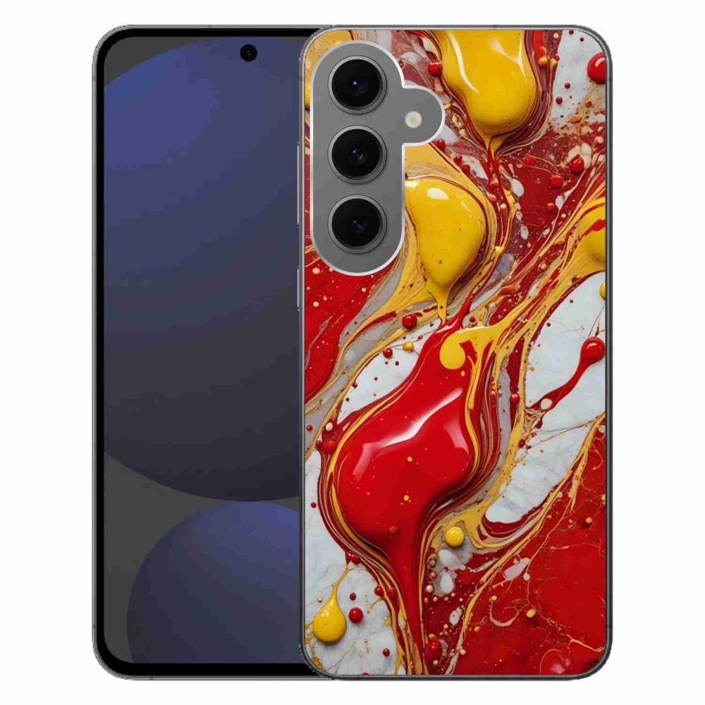 Gélový kryt mmCase na Samsung Galaxy S24 FE - abstraktný motív 42