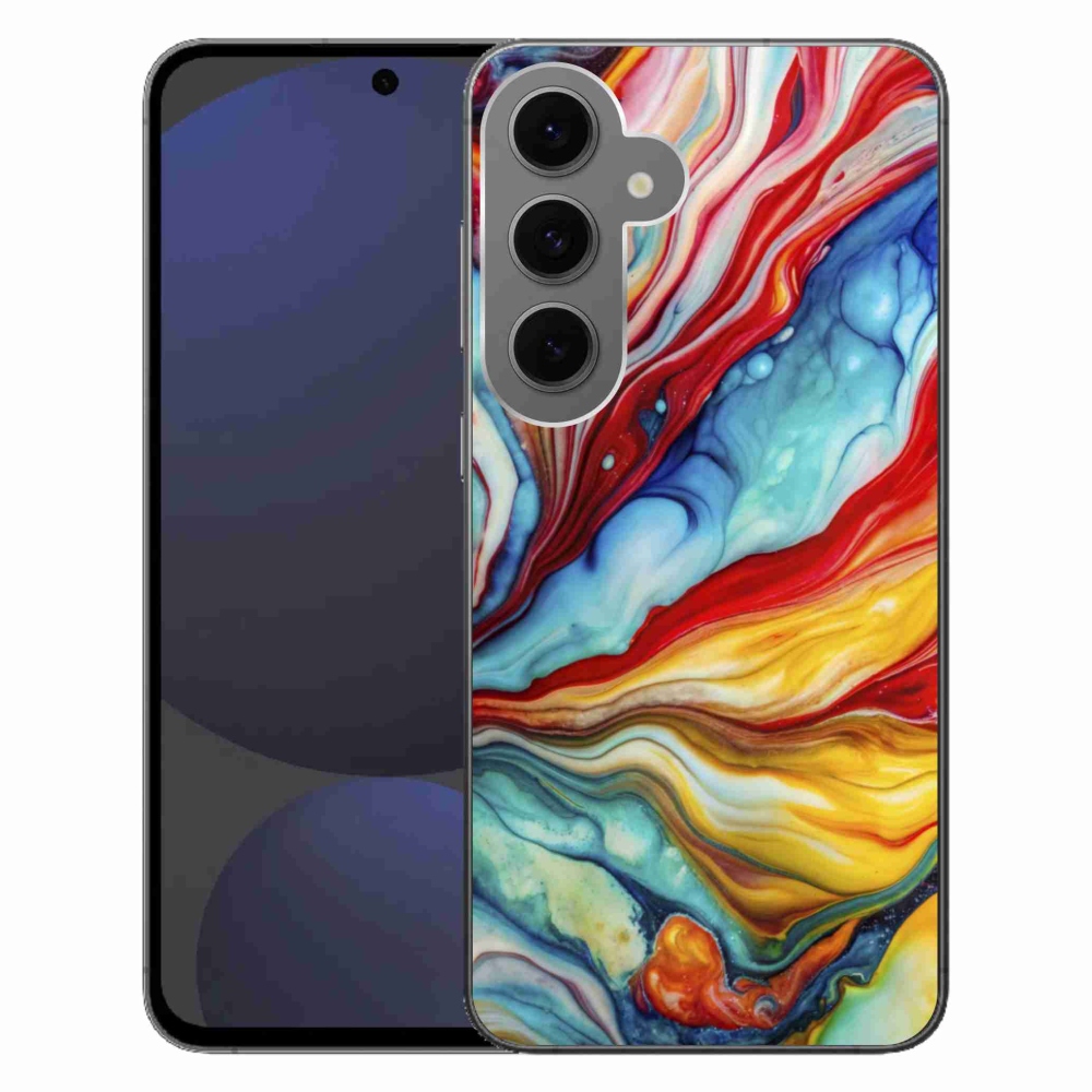 Gélový kryt mmCase na Samsung Galaxy S24 FE - abstraktný motív 58