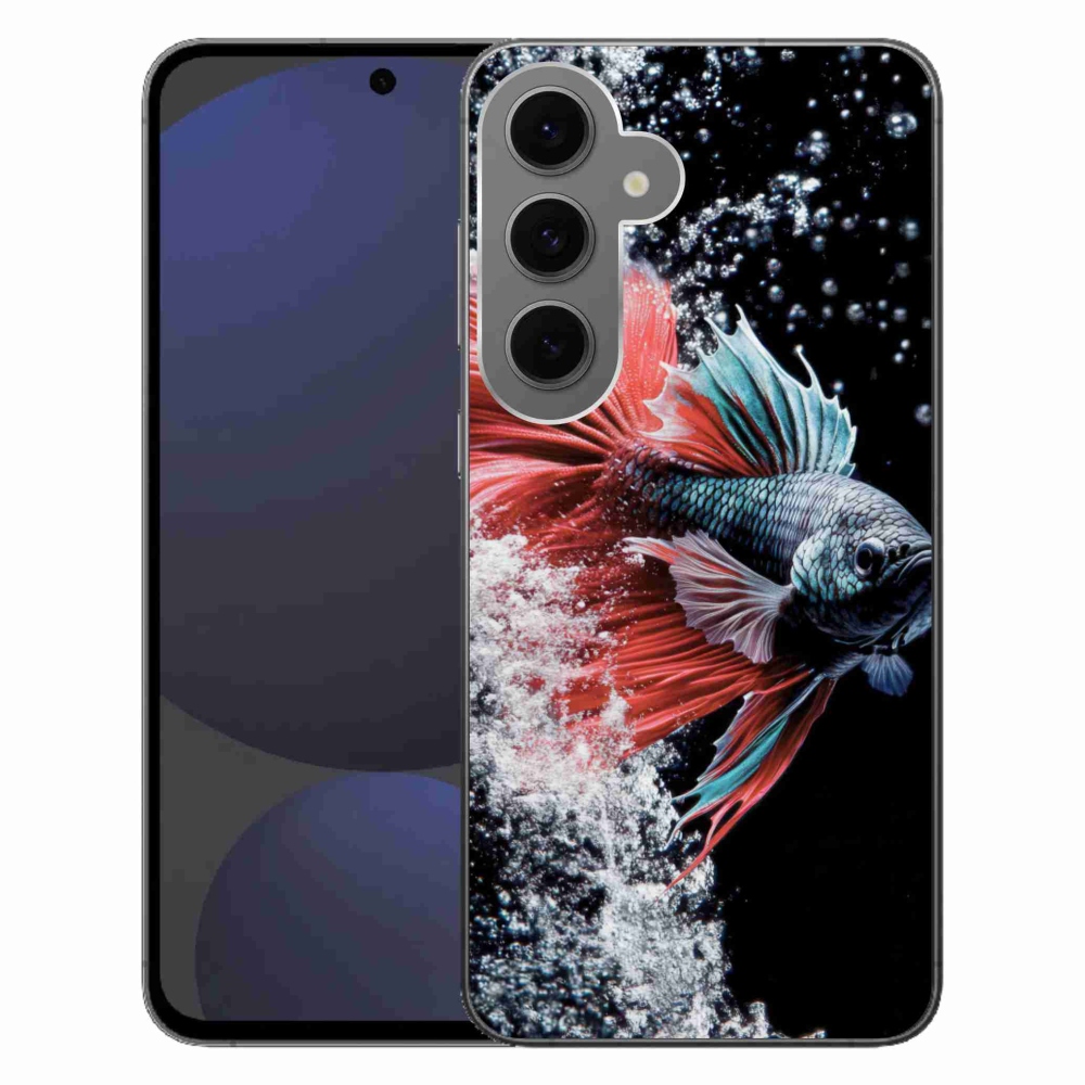 Gélový kryt mmCase na Samsung Galaxy S24 FE - bojovníčka pestrá