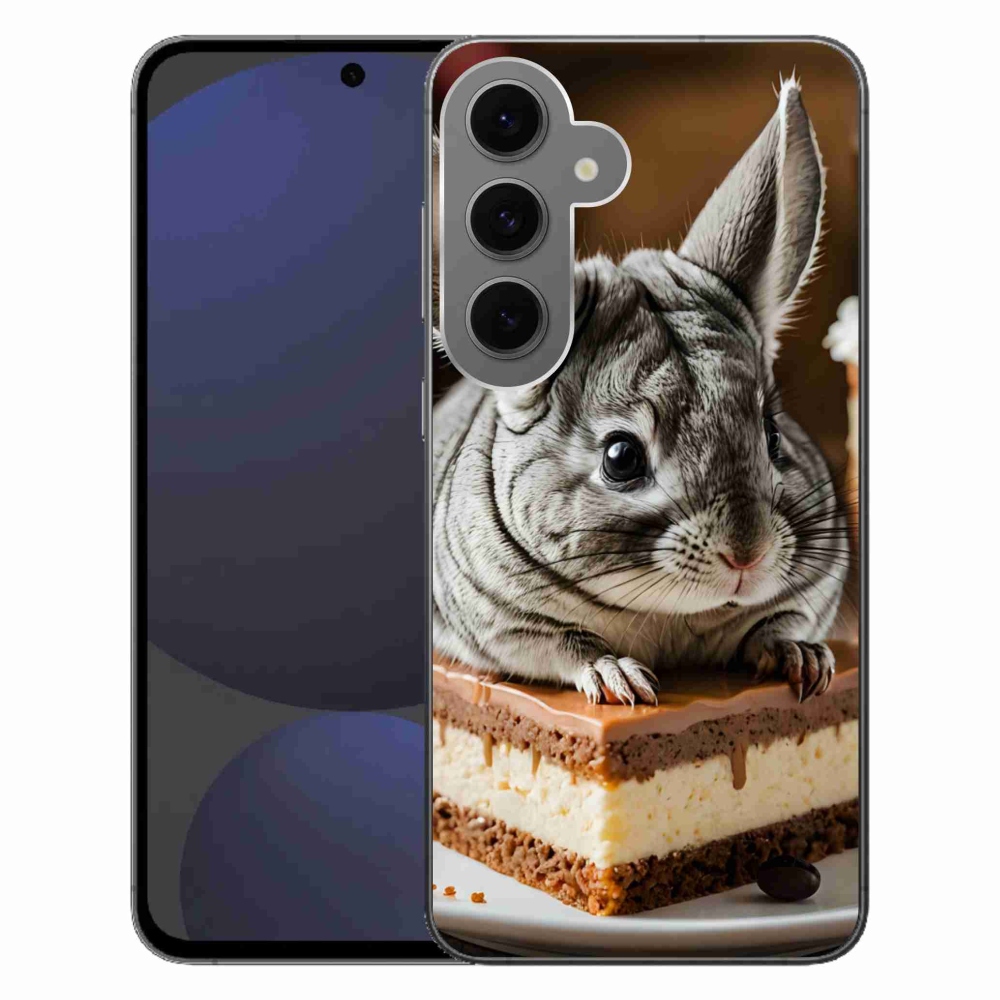 Gélový kryt mmCase na Samsung Galaxy S24 FE - činčila