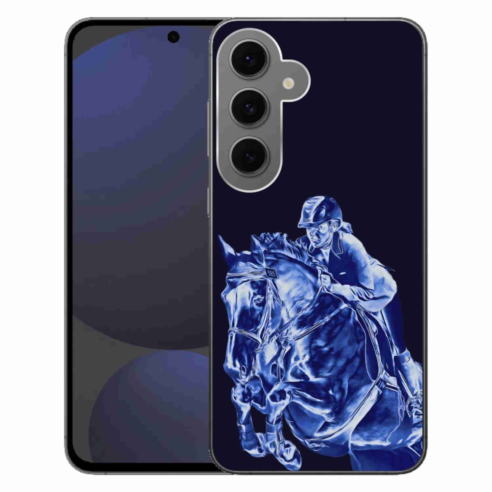 Gélový kryt mmCase na Samsung Galaxy S24 FE - dostihový kôň