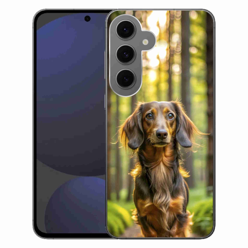 Gélový kryt mmCase na Samsung Galaxy S24 FE - jazvečík 4