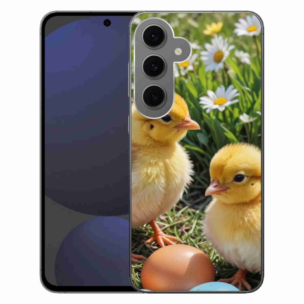 Gélový kryt mmCase na Samsung Galaxy S24 FE - kuriatka