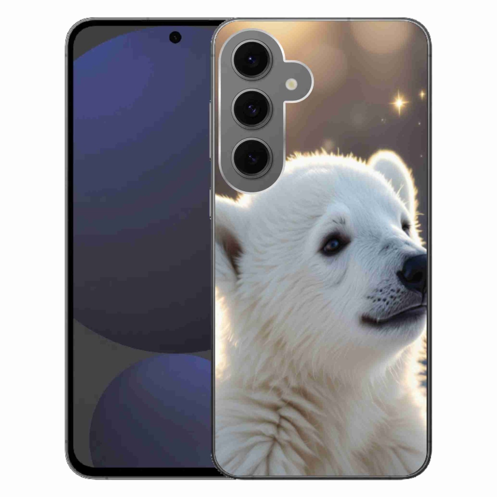 Gélový kryt mmCase na Samsung Galaxy S24 FE - ľadový medveď