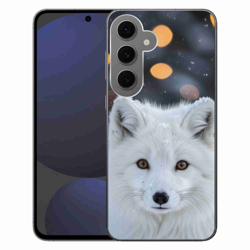 Gélový kryt mmCase na Samsung Galaxy S24 FE - líška polárna