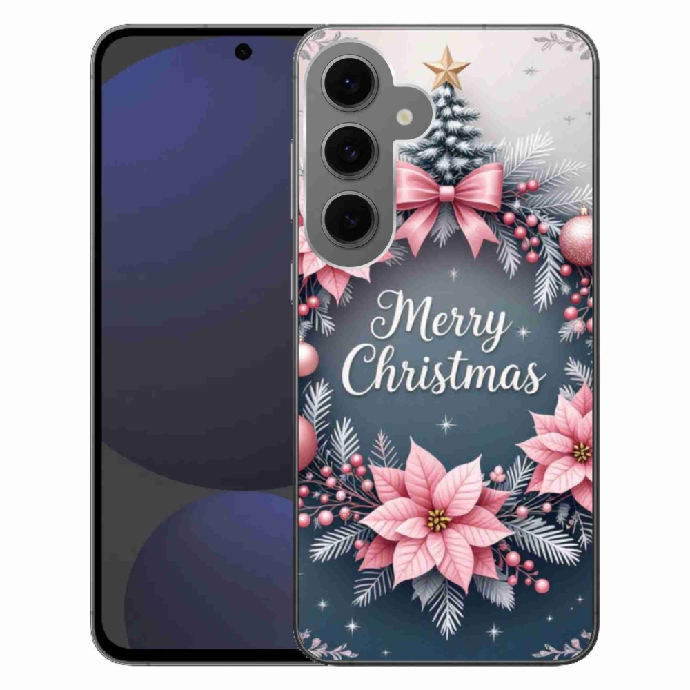Gélový kryt mmCase na Samsung Galaxy S24 FE - merry christmas