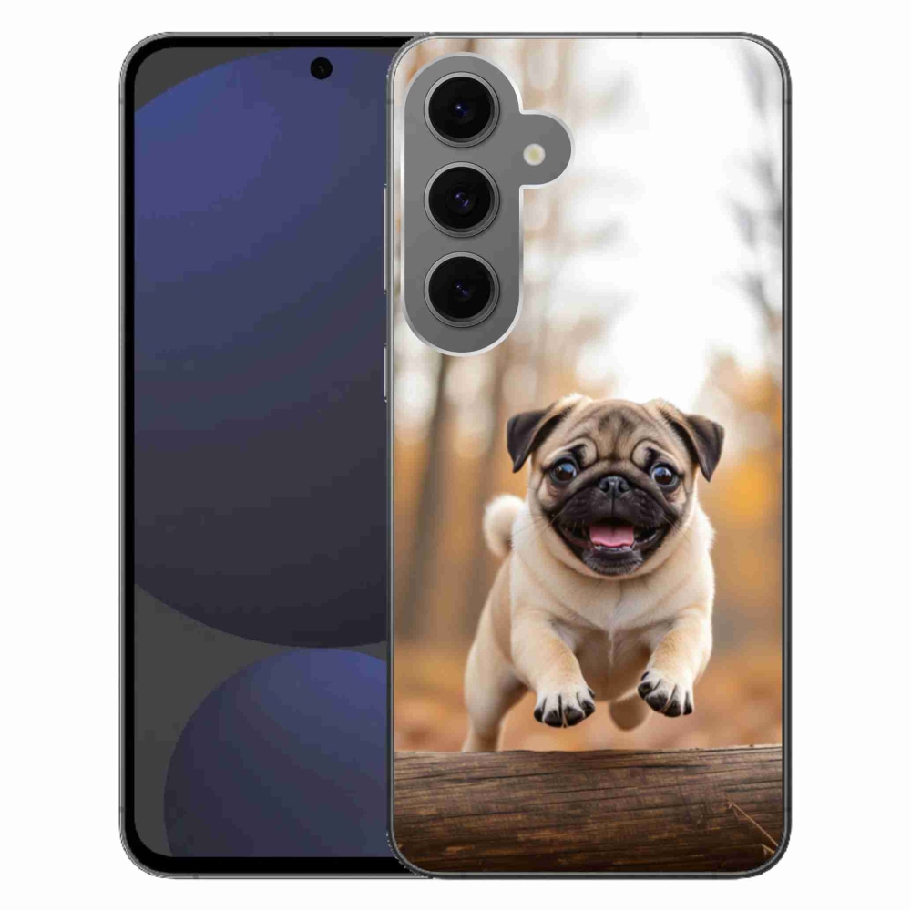 Gélový kryt mmCase na Samsung Galaxy S24 FE - mops 2