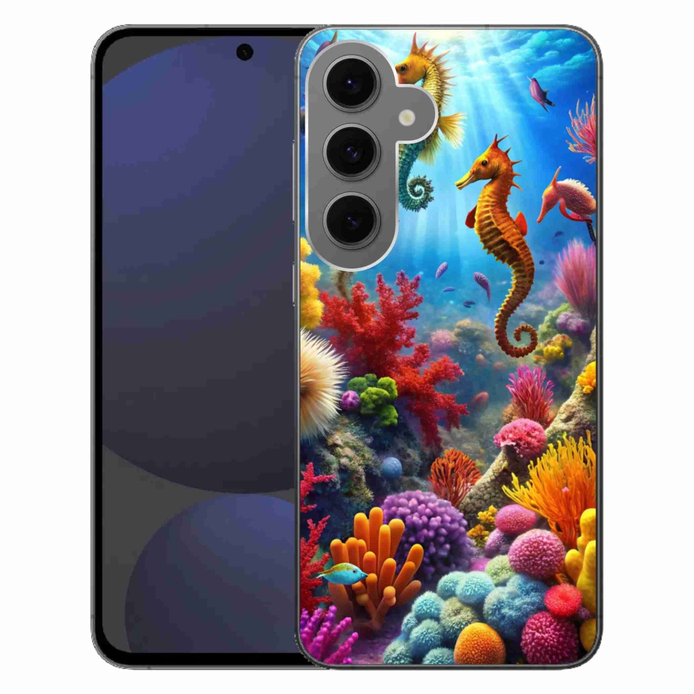 Gélový kryt mmCase na Samsung Galaxy S24 FE - morský svet 3