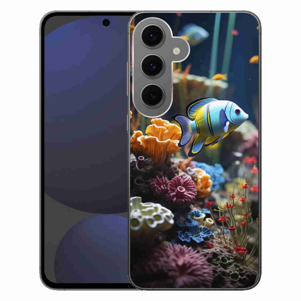 Gélový kryt mmCase na Samsung Galaxy S24 FE - morský svet 5