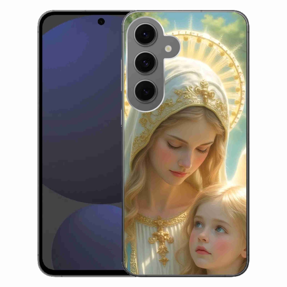 Gélový kryt mmCase na Samsung Galaxy S24 FE - náboženský motív 2