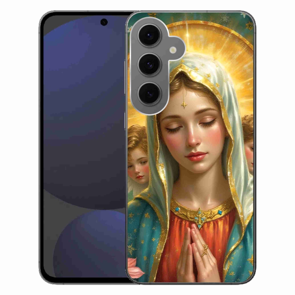 Gélový kryt mmCase na Samsung Galaxy S24 FE - náboženský motív 3