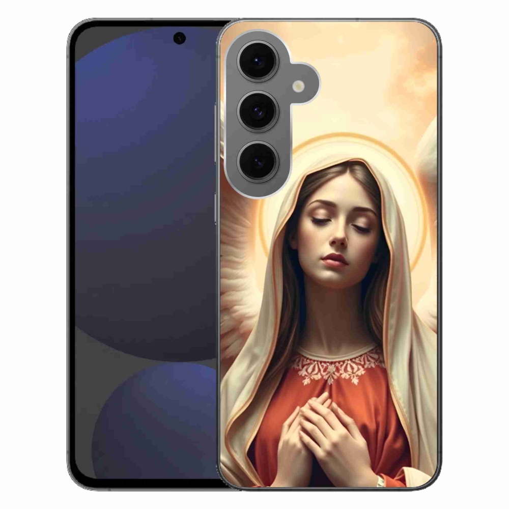 Gélový kryt mmCase na Samsung Galaxy S24 FE - náboženský motív