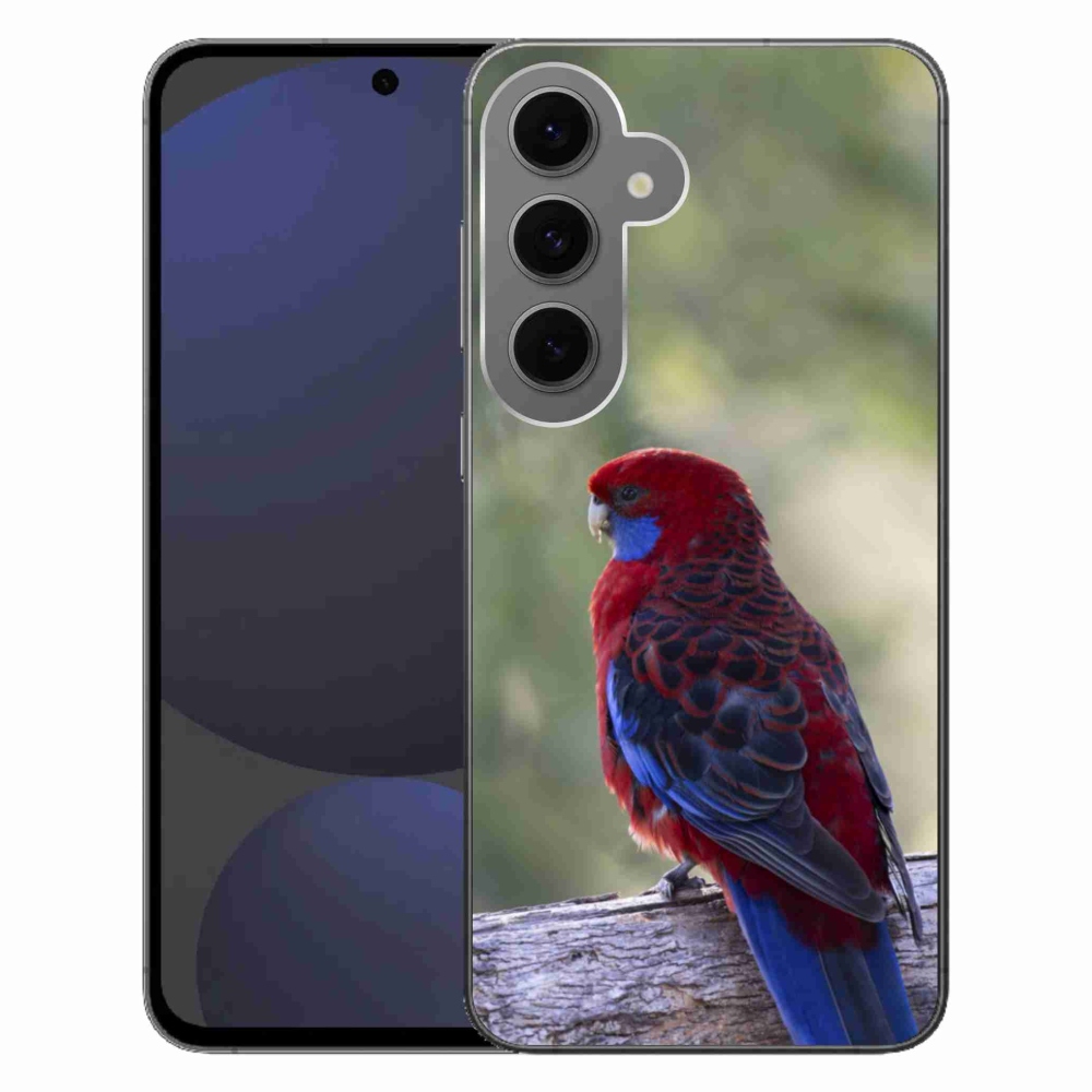 Gélový kryt mmCase na Samsung Galaxy S24 FE - papagáj rosela