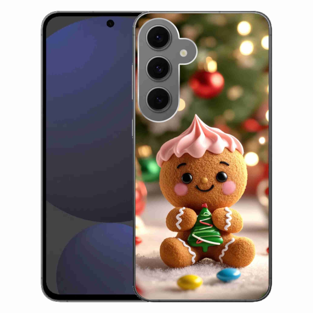 Gélový kryt mmCase na Samsung Galaxy S24 FE - perníček