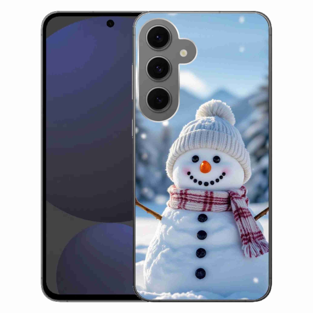 Gélový kryt mmCase na Samsung Galaxy S24 FE - snehuliak 3