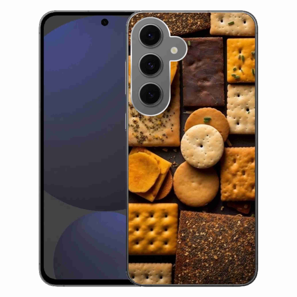 Gélový kryt mmCase na Samsung Galaxy S24 FE - sušienky