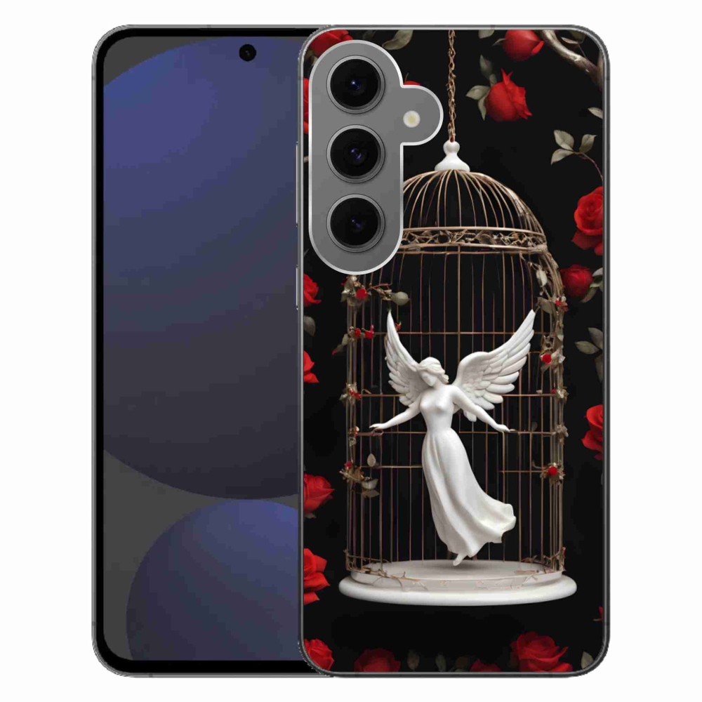 Gélový kryt mmCase na Samsung Galaxy S24 FE - uväznený anjel