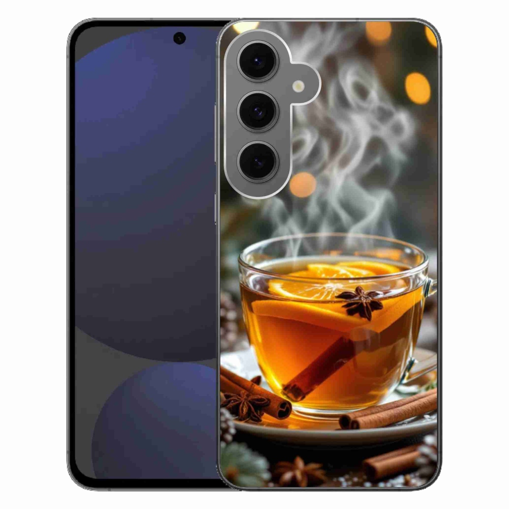 Gélový kryt mmCase na Samsung Galaxy S24 FE - vianočný punč