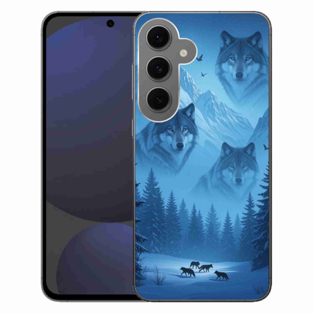 Gélový kryt mmCase na Samsung Galaxy S24 FE - vlčia svorka