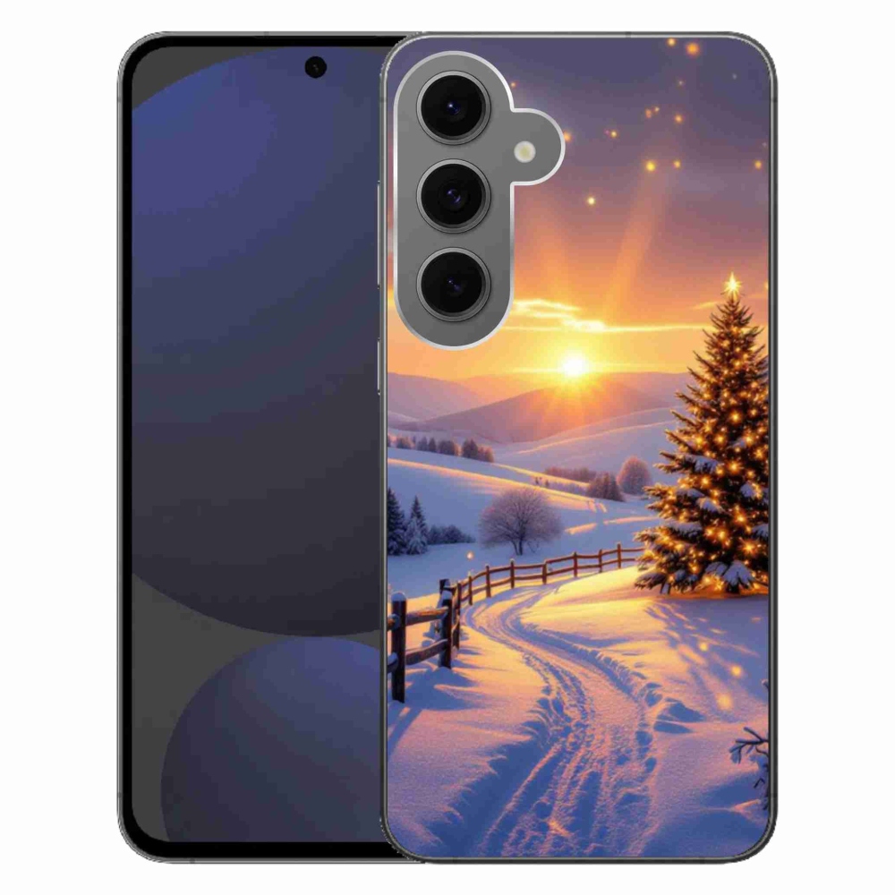 Gélový kryt mmCase na Samsung Galaxy S24 FE - zimná krajina