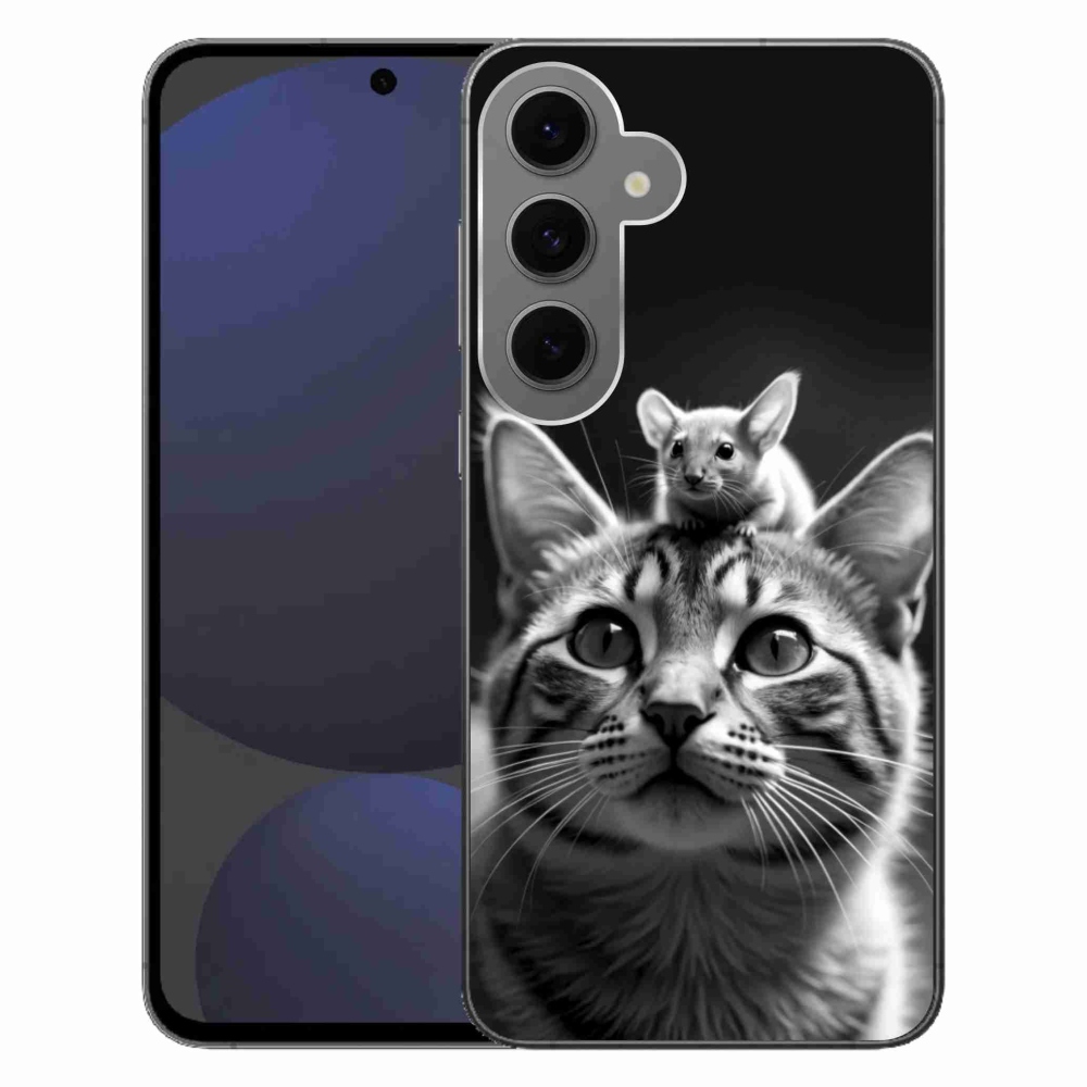 Gélový kryt mmCase na Samsung Galaxy S24 FE - zvieracie priateľstvo 2