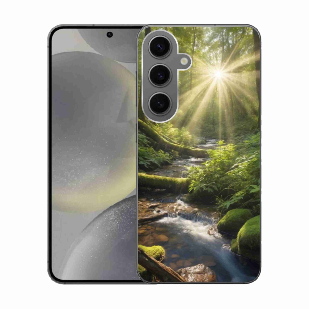 Gélový kryt mmCase na Samsung Galaxy S24 - hlbina lesa